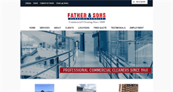 Desktop Screenshot of fatherandsonscleaning.com