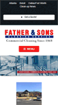 Mobile Screenshot of fatherandsonscleaning.com